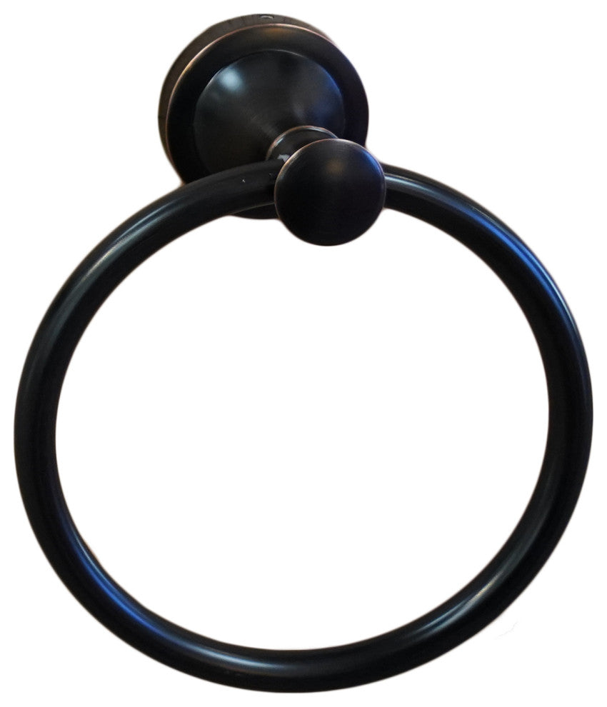 Dyconn Faucet BLNTR-ORB London Series Towel Ring, Oil Rubbed Bronze