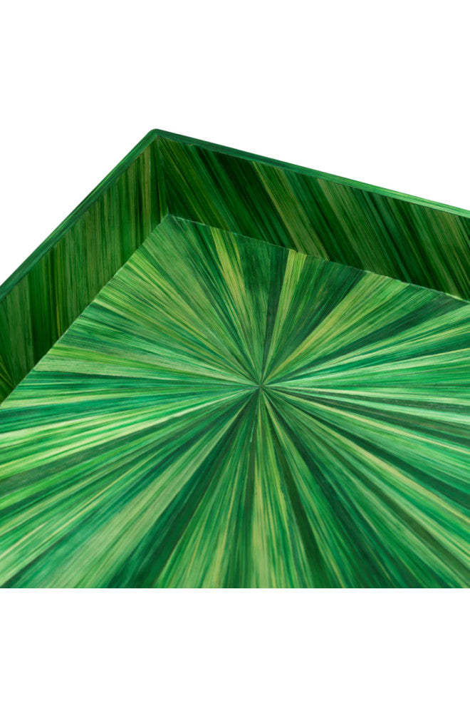 Green Marquetry Desk Tray, Eichholtz Harvard, Small