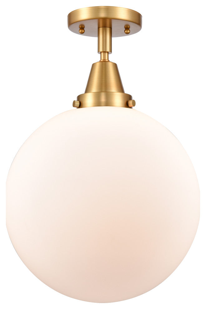 INNOVATIONS LIGHTING 447-1C-SG-G201-12 Beacon Flush Mount