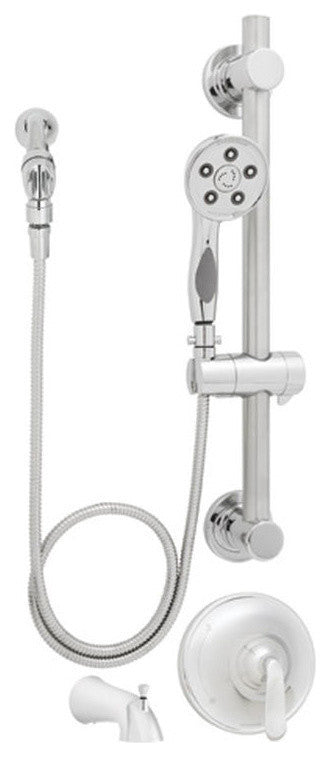 Speakman Sm-7090-Ada-P Caspian Chrome Shower and Tub Combination