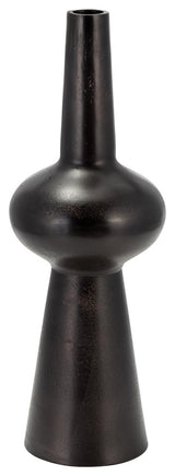 Metal, 19"H Vintage Vase, Bronze