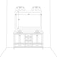 Pendleton Framed Wall Mirror, Grey Oak, 36" X 54"