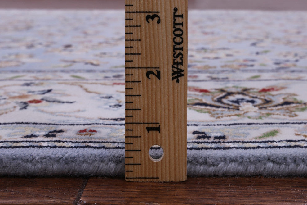 Wool & Silk Persian Nain Handmade Rug 4' 9" X 6' 10" - Q14729