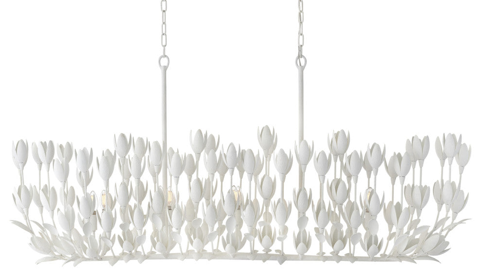 Hinkley Lighting 30015 Flora 10 Light 60"W Lisa McDennon Candle - Textured