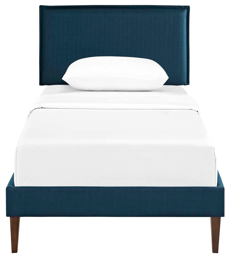 Amaris Twin Platform Bed with Squared Tapered Legs