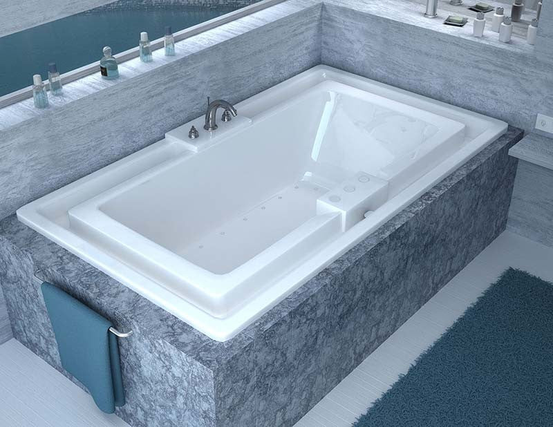 Venzi Celio 46"x78" Endless Flow Air Jetted Bathtub By Atlantis