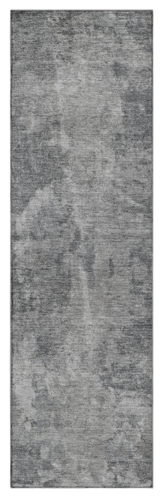 Premium Machine Washable Mayfield AMF573 Gray 2'3" x 7'6" Runner Rug