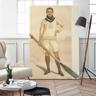 "Vanity Fair Rowing" Fine Art Giant Canvas Print, 54"x84"