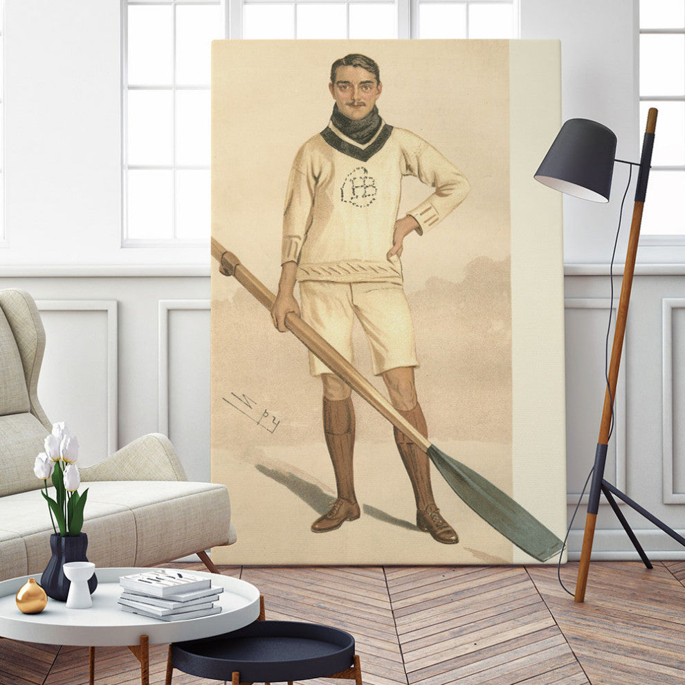 "Vanity Fair Rowing" Fine Art Giant Canvas Print, 54"x84"