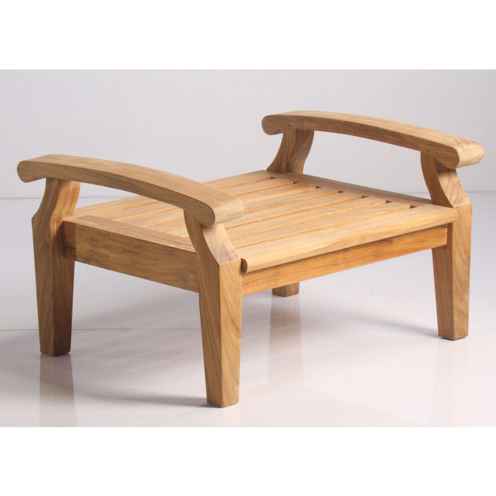 Cayman Club Chair and Ottoman Set (Natural)