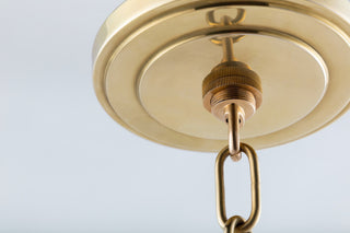 Hudson Valley Lighting 615 Lambert 1 Light 15"W Pendant - Aged Brass