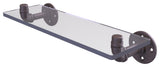 Pipeline Glass Shelf, Oil Rubbed Bronze, 16"