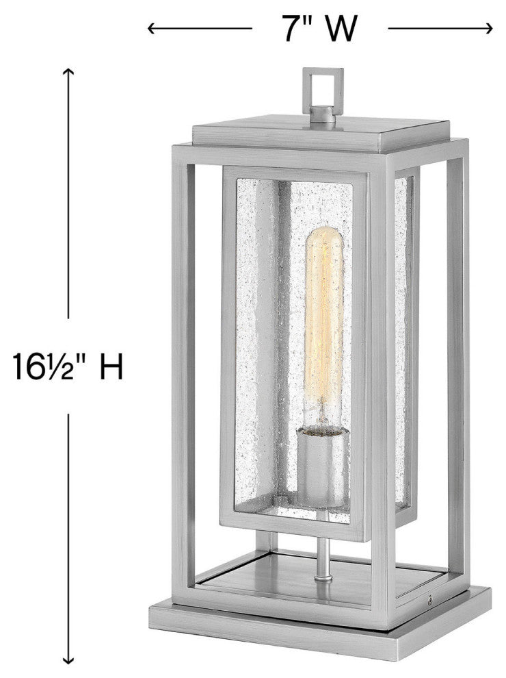 Hinkley Republic Outdoor Pier Mount, Satin Nickel