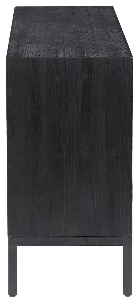 Uttermost Aiken Dark Walnut 2 Door Cabinet