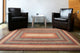 Homespice Decor Peppercorn Cotton Braided Rug, Gold, 8'x10', Rectangle