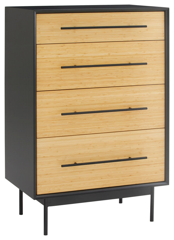Santa Cruz 4 Drawer High Chest, Wheat
