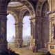 Antonio Joli Architectural Capriccio - 20" x 20" Premium Canvas Print
