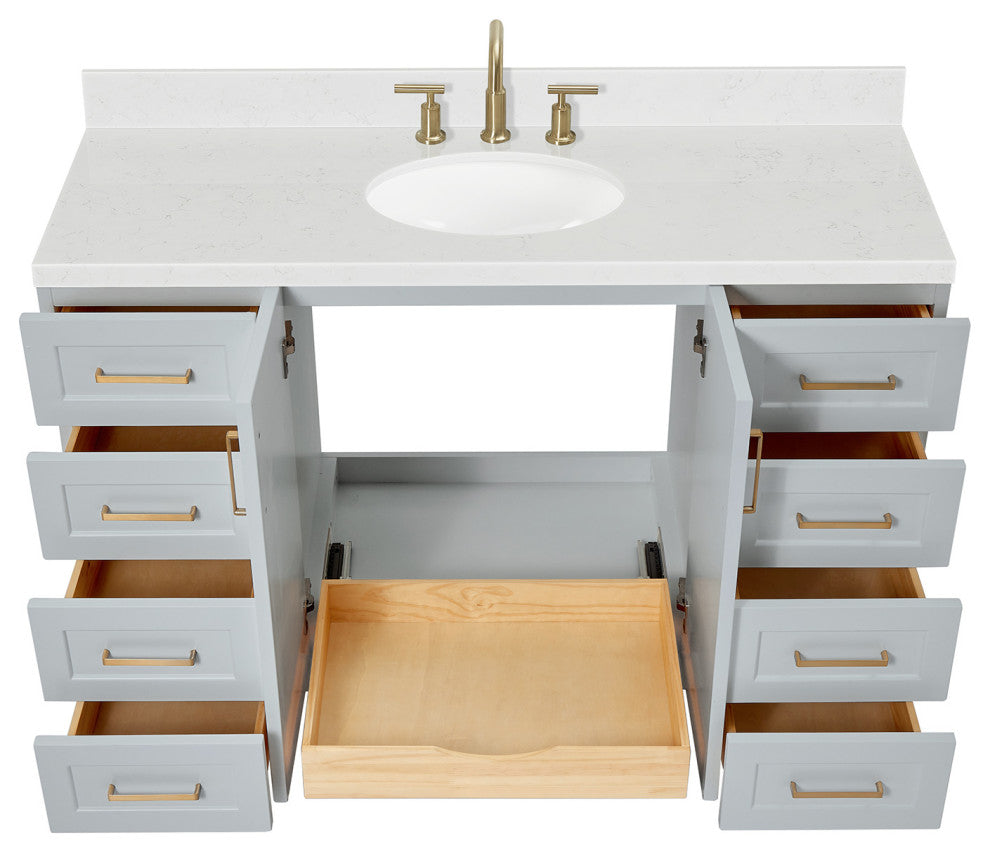 Ariel Taylor 54" Single Oval Sink Bathroom Vanity