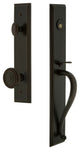 Carre' 1-Piece Dummy Handleset, S Grip and Soleil Knob, Timeless Bronze, 849183
