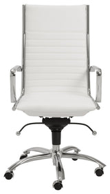 LuvModern Boss Executive Adjustable Swivel Office Chair, White