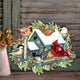 Winter Cardinals Door Decor by Susan Winget Christmas Santa Snowman Decor