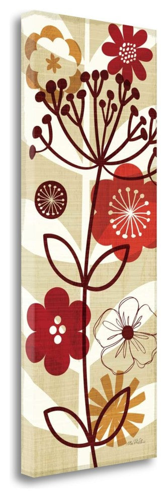 "Floral Pop Panel II" By Michael Mullan, Giclee Print on Gallery Wrap Canvas