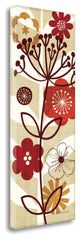 "Floral Pop Panel II" By Michael Mullan, Giclee Print on Gallery Wrap Canvas