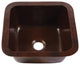 Pollock Copper 12" Single Bowl Undermount Kitchen Sink