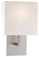 George Kovacs Sconce Brushed Nickel One Light Wall Sconce P470-084