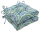 Delancey Lagoon Outdoor Deluxe Tufted Chairpad Set of 2