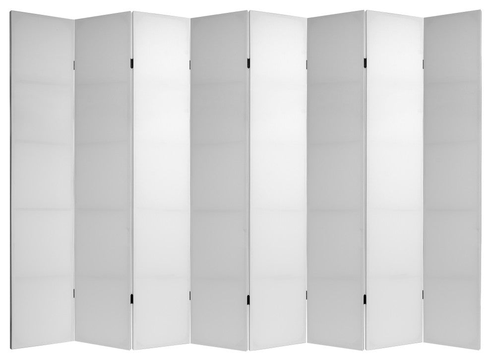 7' Tall Do It Yourself Canvas Room Divider, 8 Panels