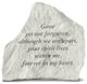 "Gone Yet Not Forgotten" Garden Stone