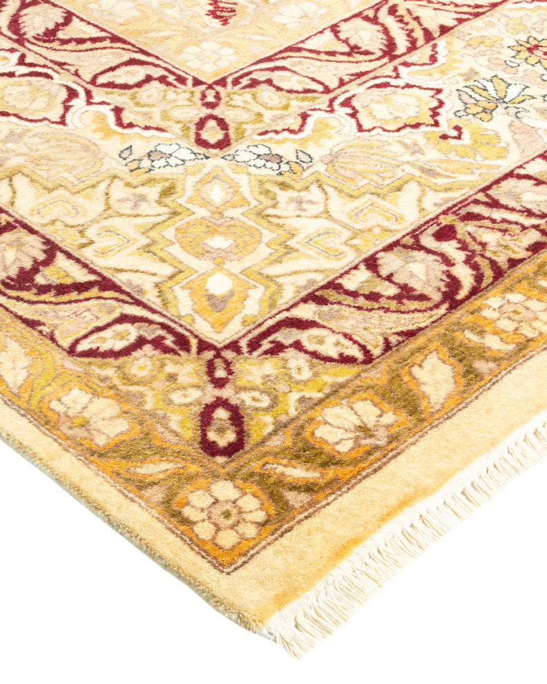Aubrey, One-of-a-Kind Hand-Knotted Area Rug, Ivory, 8' 1"x10' 1"