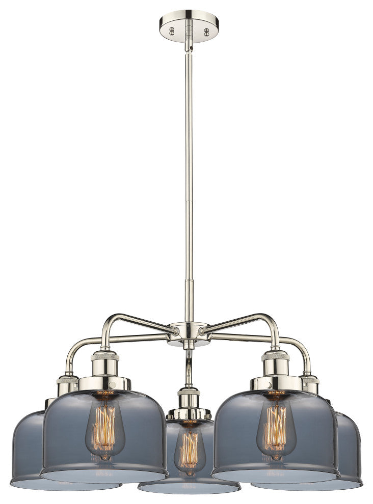 Innovations Cone 5 26" Chandelier Polished Nickel