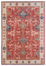 Amer Rugs Myra Jiselle MYR-12 Red Power-loomed - 2'8" X 10' Runner Area Rug