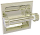 Pacific Grove Recessed Toilet Paper Holder with Dotted Accent, Polished Nickel