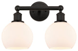 Innovations 616-2W-OB-G121-6 2 Light Bath Vanity Light, Oil Rubbed Bronze