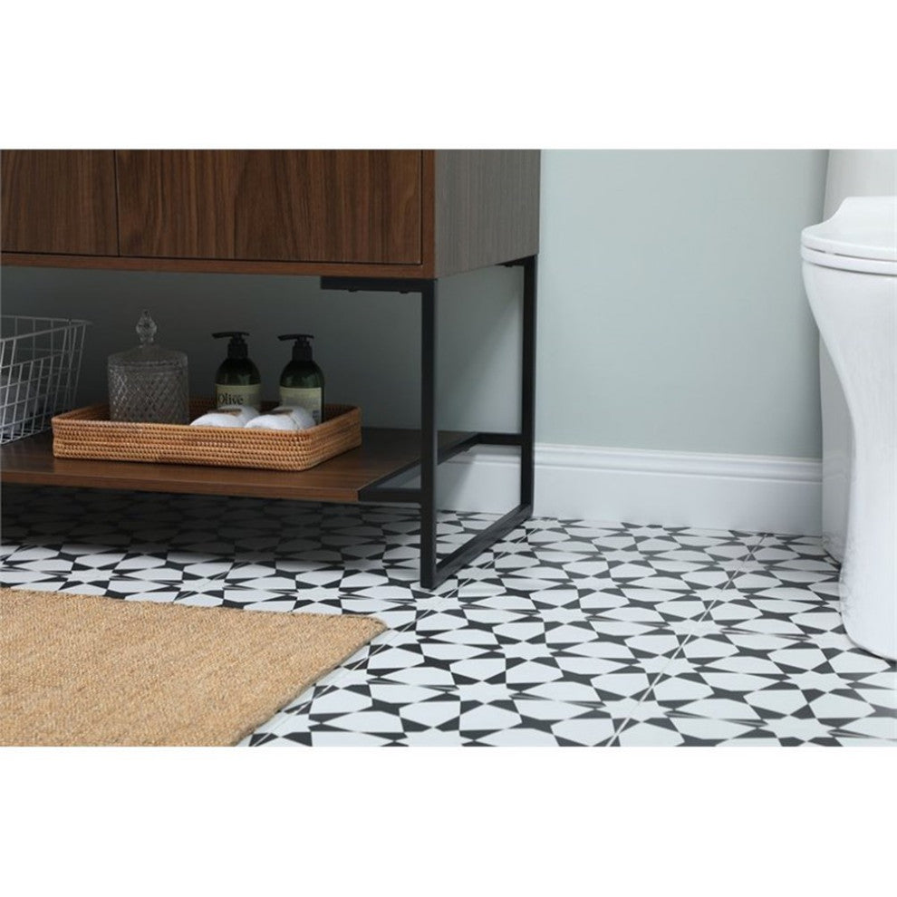Elegant Decor Sloane Bathroom Vanity Walnut