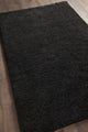 Bella Contemporary Area Rug, Black, 7'9"x10'6"