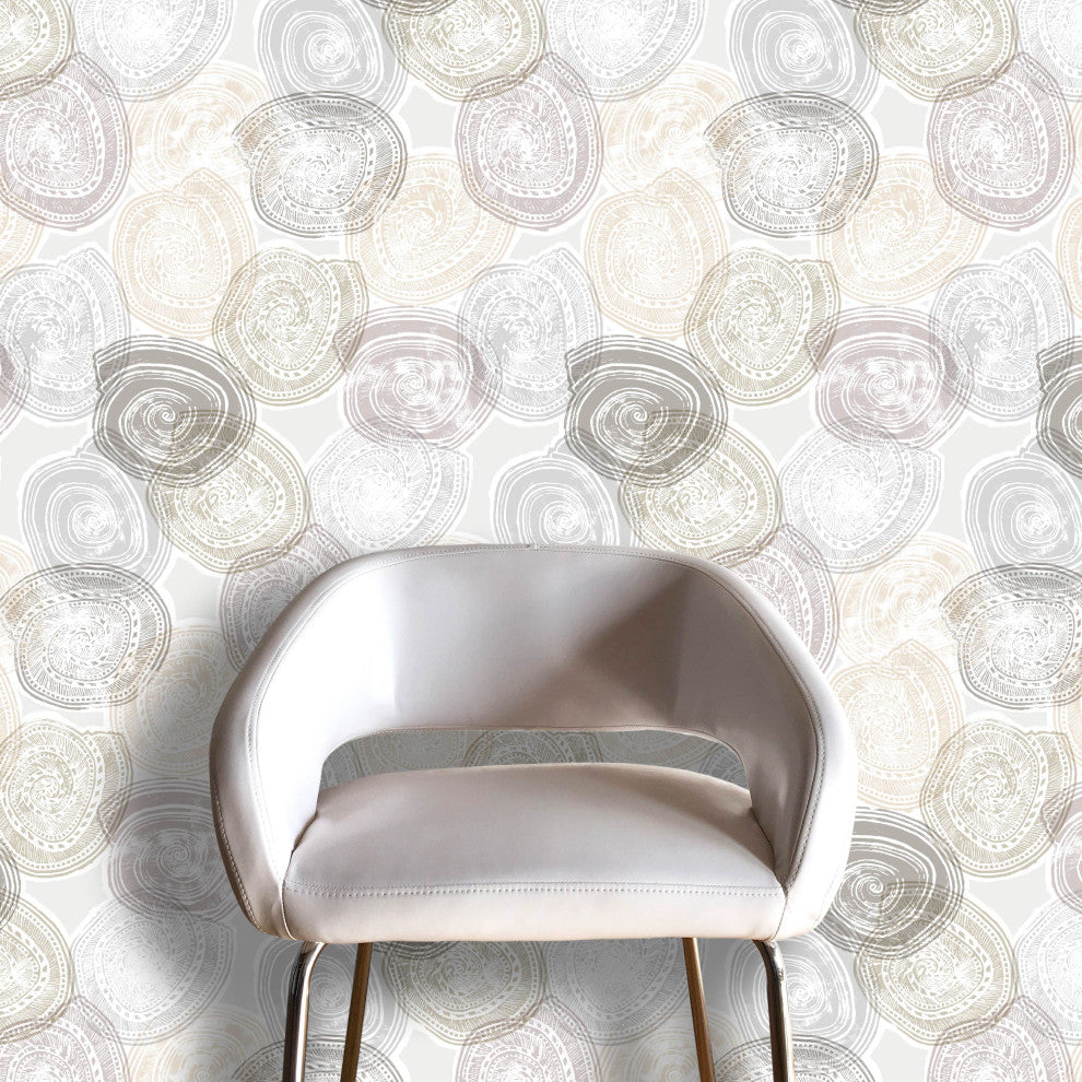 Tequesta Sands Wallcovering, Neutral, Roll, Traditional