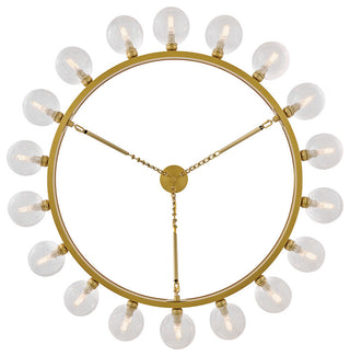 Fredrick Ramond Coco Large Single Tier Chandelier, Lacquered Brass