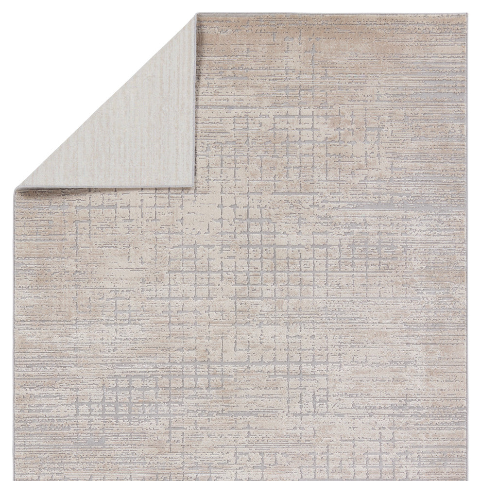 Jaipur Living Chamisa Abstract Beige/ Gray Runner Rug 2'6"X10'