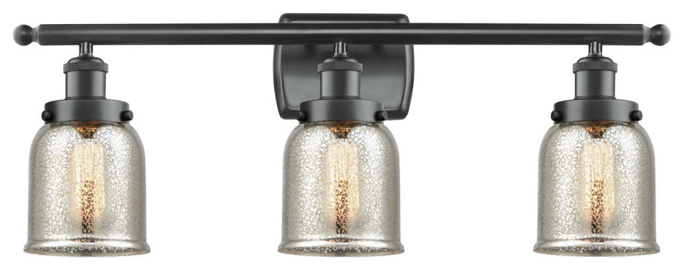 Innovations 916-3W-BK-G58-LED 3-Light Bath Vanity Light, Matte Black