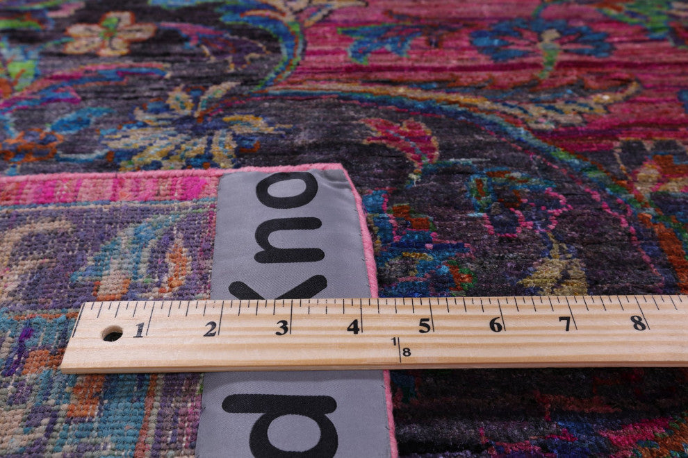 Hand Knotted Persian Silk Rug 7' 10" X 9' 10" Q5953