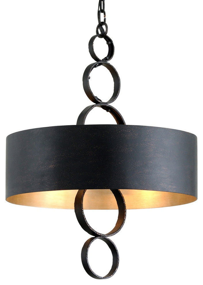 Rivington 4 Light Pendant - Charred Copper Finish