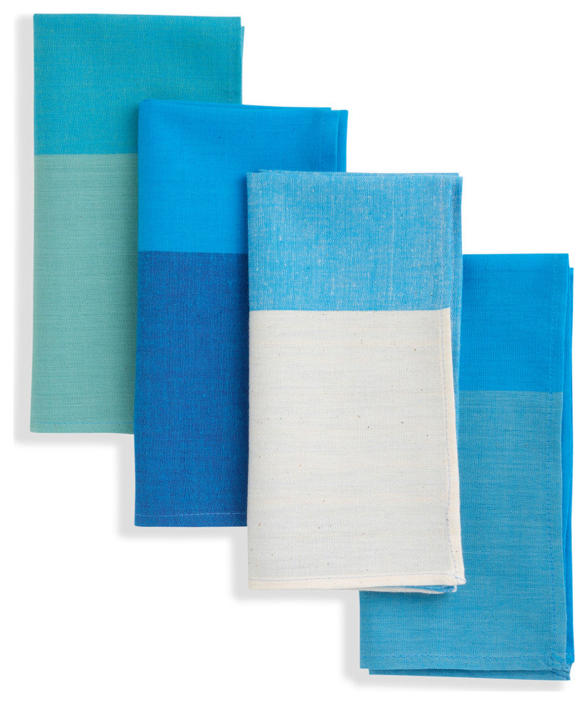 Ascot - 100 Cotton, Handwoven Napkins, Set Of 4