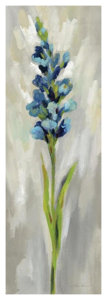"Single Stem Flower I Crop" Digital Paper Print by Silvia Vassileva, 14"x38"