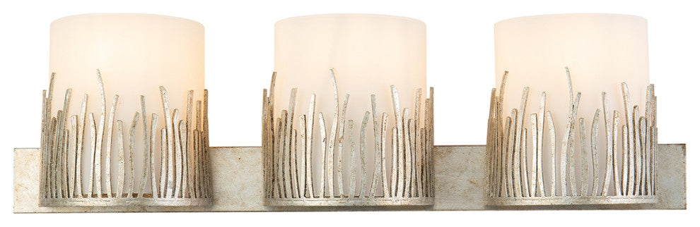 Sawgrass 3 Light Bath Vanity Light in Antiqued Silver