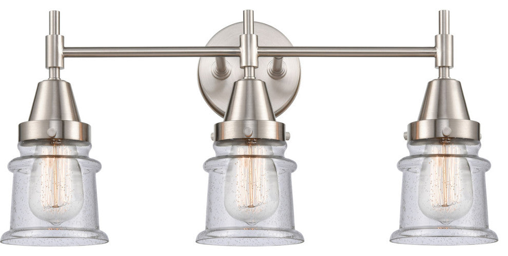INNOVATIONS LIGHTING 447-3W-SN-G184S-LED Caden 3 Light 26 inch Bath Vanity Light
