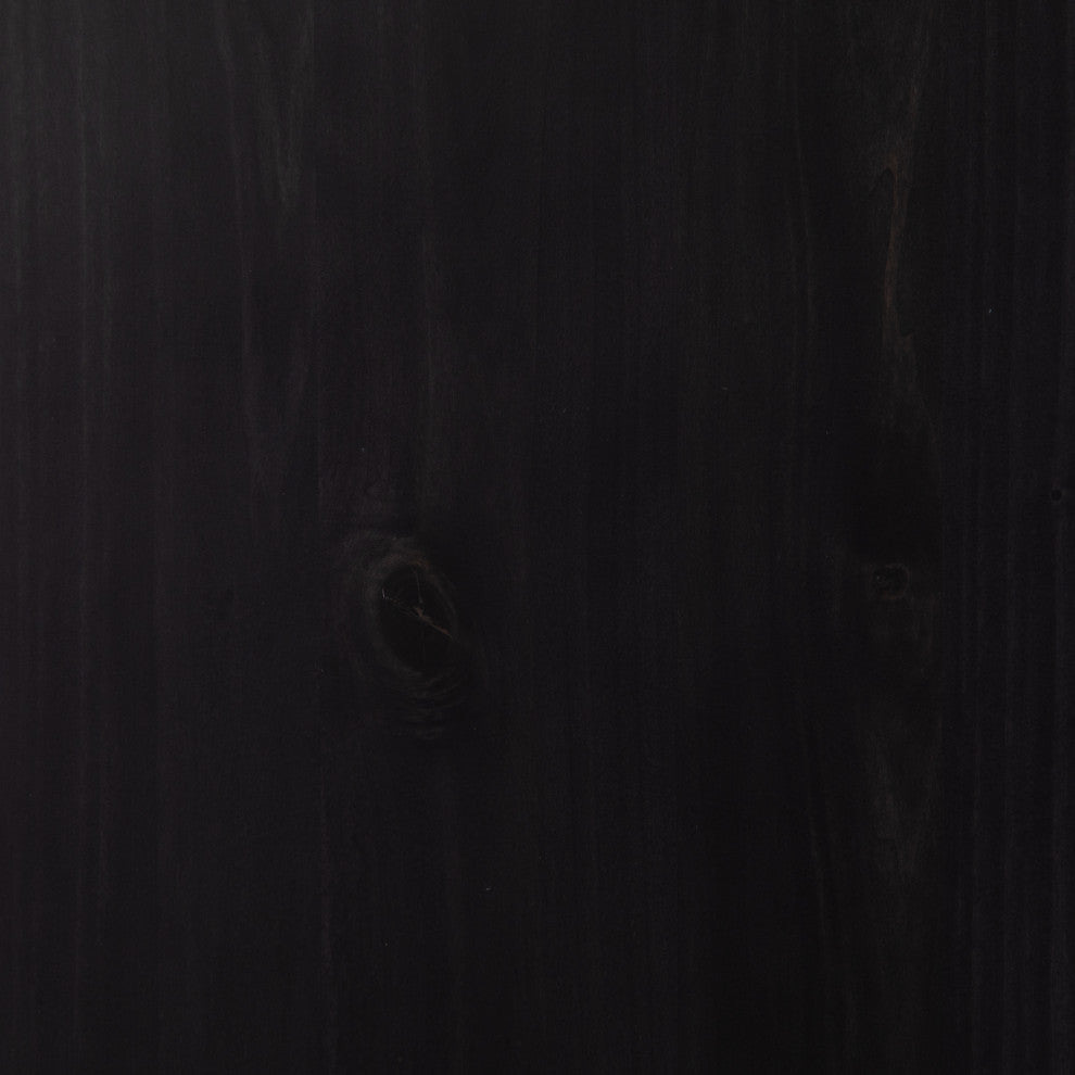Trey 5 Drawer Dresser-Black Wash Poplar